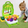 Portable Pretend Play Set Montessori Early Learning Educational Toys for Preschool Kids Ages 3-6. 
