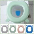 Universal EVA Toilet Seat Cover Soft Waterproof With Handle Closestool Mat Thicker Adhesive Toilet Seat Cushion Bathroom. 