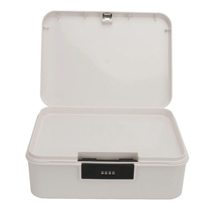 16L Combination Organizer Privacy File Important Items Storage Box With