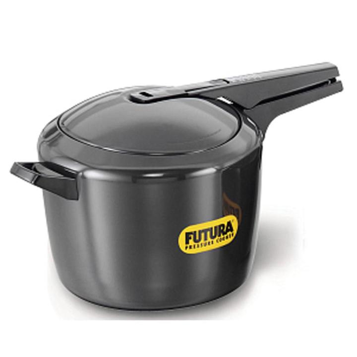 Hawkins Futura Hard Anodized Aluminum Pressure Cooker, 9 Litres