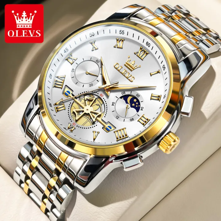 Olevs%202859%20Stainless%20Steel%20Chronograph%20Wrist%20Watch%20For%20Men%20-%20Image%203