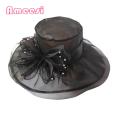 Ameesi Party Hat Breathable Lady Temperament Wedding Hat. 
