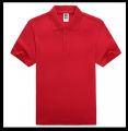 Men'S Solid Color Polo Shirts - Red - Polo T Shirt.