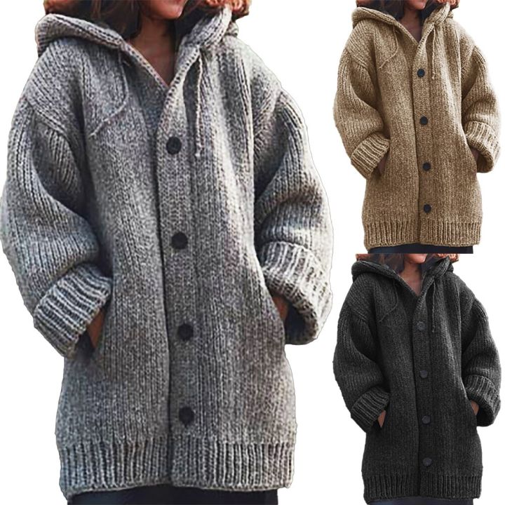 Autumn%20Winter%20Hooded%20Sweater%20Fashion%20Women%20Long%20Sleeve%20Knitting%20Cardigan%20Sweaters%20Female%20Warm%20Cardigan%20Pull%20Femme%20jersey%20mujer%20-%20Image%204