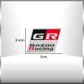 3D Aluminum Car Styling GR Sport/GR Gazoo Racing Emblem Auto Body Trunk Sticker For Toyota C-HR RAV4 YARiS Prius Harrier Corolla.