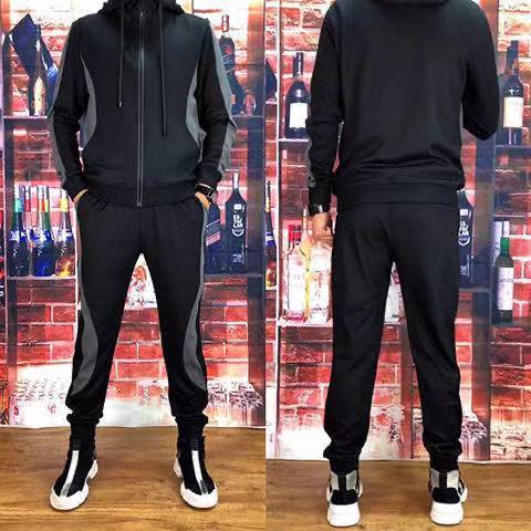 Sports%20Suit%20Men's%20Spring%20and%20Autumn%20Loose%20plus%20Size%20plus%20Size%20Overweight%20Man%20Leisure%20Running%20Trend%20Set%20Fitness%20Clothes%20Men%20-%20Image%208