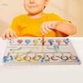 Color Matching Game Puzzle Boards Christmas Gift Parent Child Interaction for 3 4 5 6 7.