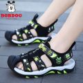 Bobdog Children's Shoes Summer Boys Sandals Boys Medium and Small Children Non-Slip Beach Shoes Children's Closed Toe Soft Bottom Sandals. 