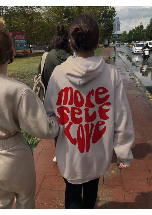 More%20Self%20Love%20Hoodie%20Pinterest%20Hoodie%20Tumblr%20Sweatshirt%20Positive%20Sweatshirt%20Aesthetic%20Hoodie%20Cozy%20Sweat%20-%20Image%202
