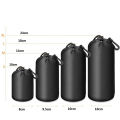 【3C VictoryEagle】Waterproof Lens Bag Drawstring Bag Compatible For Sony Nikon Dslr Camera Lens Barrel Sleeve With Hook. 