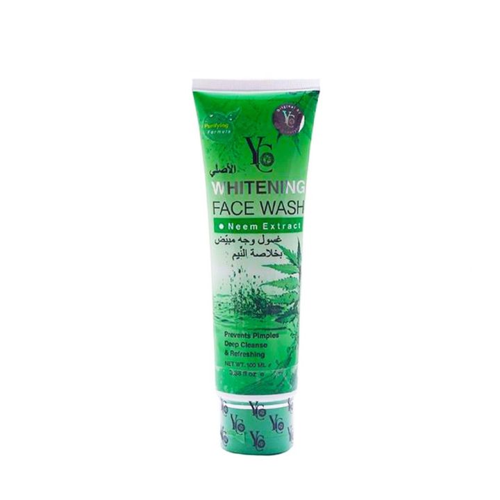 International Thailand product Skin care YC Whitening Neem Extract face wash used for male/female - 100 ml