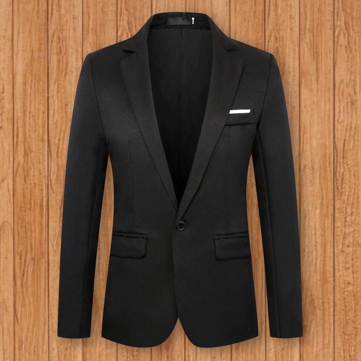 Washable%20Stylish%20Pure%20Color%20Slim%20Fit%20Blazer%20Super%20Soft%20Suit%20Coat%20Long%20Sleeves%20for%20Daily%20Wear%20-%20Image%204