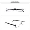 German Quality TR 90 Reading Glasses Men Half Frame Prescription Eyeglasses Male Female Eyewear with Case.