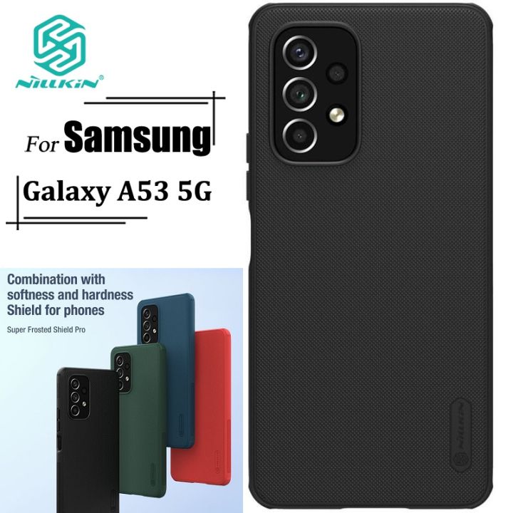 Nillkin%20(Galaxy%20A53%205G)%20Hard%20Pc%20+%20Tpu%20Case%20For%20Samsung%20Galaxy%20A53%205G%20Phone%20Cases%20Luxury%20Frosted%20Pc%20+%20Tpu%20Hard%20Protection%20Back%20Cover%20-%20Black%20-%20Image%207