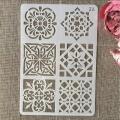 Stencil for Wall & Fashion Painting Template 10 by 8 inch..