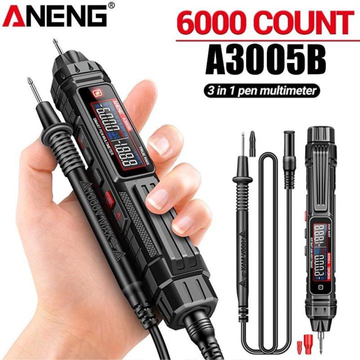 ANENG 6000 Counts Digital Multimeter Pen Type Tester Multitester AC/DC