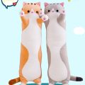 【Yurui】Cute Pluh Cat oft tuffed Kitten Pillow leep Long Pluh Toy.