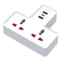 Universal USB Multi Plug Travel Adapter International Converter Power Socket Type C UK/US/AU/EU/CA All in 1 Travel Adapter. 
