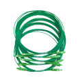 50PCS G65A2 1.6mm Optical Fiber Cable 4m SC APC Fiber Optic Patch Cord Simplex Single Mode Fiber Optic Patch Cable Green.