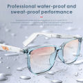 Anti-blue light eyeglasses wireless stereo BT headset audio smart glasses.