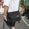 Japanese Simple Messenger Bags Korean Men Bag Younth Student Nylon Waterproof Canvas Bag Light Crossbody Bags for Women Satchels. 