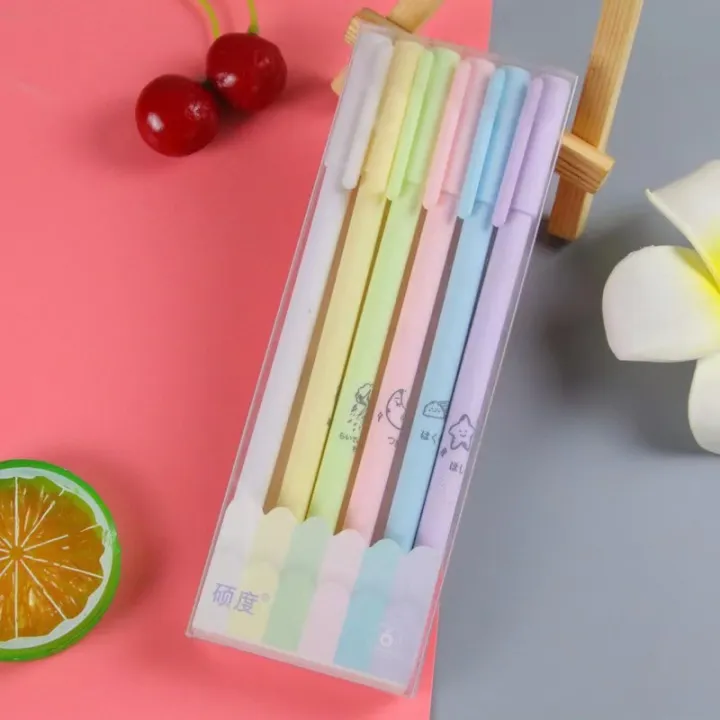 6Pcs/Set%20Cute%20Morandi%20Gel%20Pen%20Kawaii%200.5mm%20Black%20BallPen%20Office%20School%20Stationery%20Supplies%20Student%20Writing%20Water%20Pen%20Neutral%20Pen%20-%20Image%207