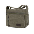 Shoulder Messenger Bag Crossbody Satchel Single Back Men And Women Travel Bags Tool Bag Retro Washed Canvas.