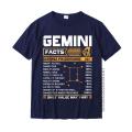Gemini Facts Zodiac T-Shirt Funny Gemini Birthday Gifts T Shirts Crazy Graphic Men Tees Crazy t shirt for men wuman.