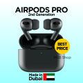 Airpods Pro 2nd generation Made In Dubai  Especial Edition  Black - Bluetooth Headphone by MSB SHOP. 