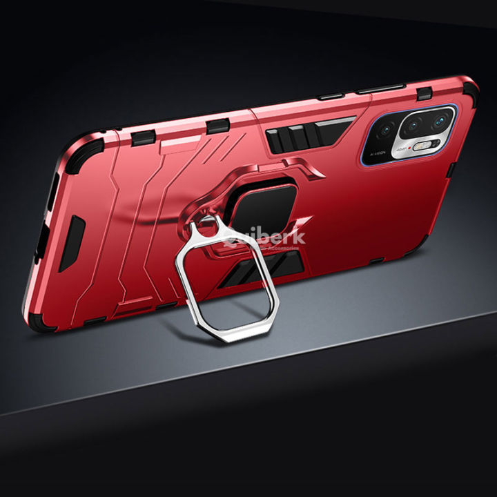Quiberk%20for%20Xiaomi%20Redmi%20Note%2010%205G%20Case%20Shockproof%20Armor%20Metal%20Ring%20Stand%20Holder%20Hard%20Protective%20Cover%20-%20Image%204
