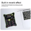 Mini Audio Mixer, Automatically Beautify Voice 5 Channel Audio Mixer for Tablets for Computers. 