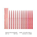 BataBata Dragon Ranee 6 Color Velvet Matte Lip Liner Crochet Lip Pencil Matte Soybean Pink Swirl Lipstick Pencil. 