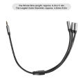 3 in 1 audio cable 3.5 mm / 0.1 inch male to female stereo Audio with high compatibility for portable player. 