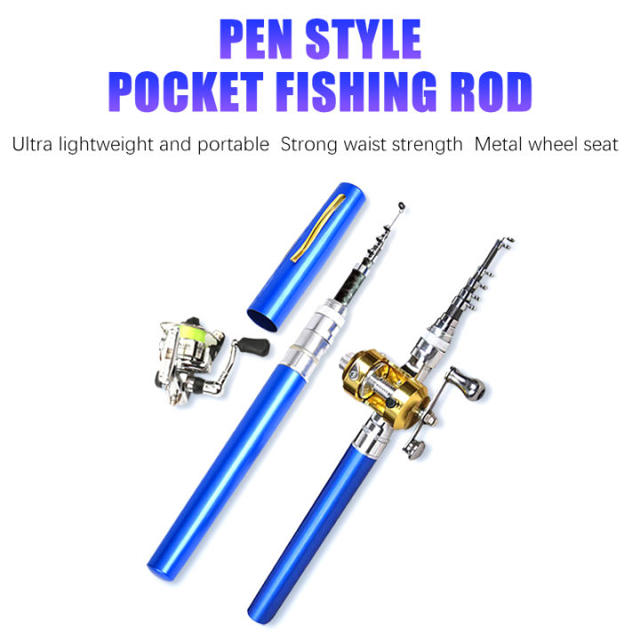Ultra Short Pocket Rods Steelhead Fishing Rods Small Micro Mini Fishing Rods 1m 1.4m 1.6 Drum Reel Ice Fishing Creek