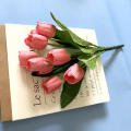 Tulip Artificial Flowers Tulip Bouquet Fake Flower Wedding Bouquet Garden Tulip Bouquet Bouquet Decor. 