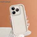 Hontinga for Realme C53 C51 Narzo N53 Note 50 Back Cover Luxury Ladder Soft Camera Protection Rubber Phone Case.