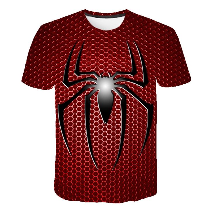 children%20t%20shirts%20fashion%20spider-man%20boys%20t%20shirt%20Marvel%20children%20t-shirt%202023%20summer%20baby%20boys%20girls%20children%203D%20clothes%20kids%20-%20Image%202
