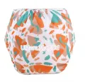 Washable Reusable Baby Clothes Diapers - (3kg to 15kg) (1 Pieces With Diapers, 1 Diaper Nappies).