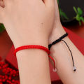 1/10pcs Woven Bracelet Adjustable Couple Red Handmade Knot Braided Rope Bracelets Charm Jewellery For Women Men.