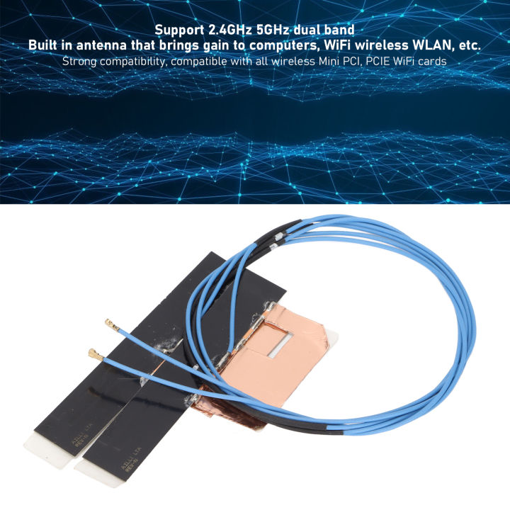 Sala%20Meng%202Pcs%20WiFi%20Antenna%202.4GHz%205GHz%20Dual%20Band%20Strong%20Compatibility%20Wireless%20Computer%20Built%20in%20Cable%20-%20Image%202