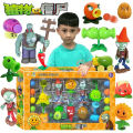 Genuine Authorized Plants vs. Zombies Toys Children's Catapult Vinyl Doll Anime Figure Playset. 