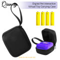 Qiunery EVA Storage Case Protective Cover Shockproof Travel Digital Interactive Virtual Pet Toy Game Machine Hard Protective Cover All Round Protective Case Portable Handbag For Kids. 