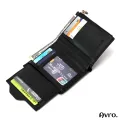 Avro Men's Soft PU Leather Business Wallet Multi-Card Slot With ID Holder Solid Color Travel Money Bag For Men.