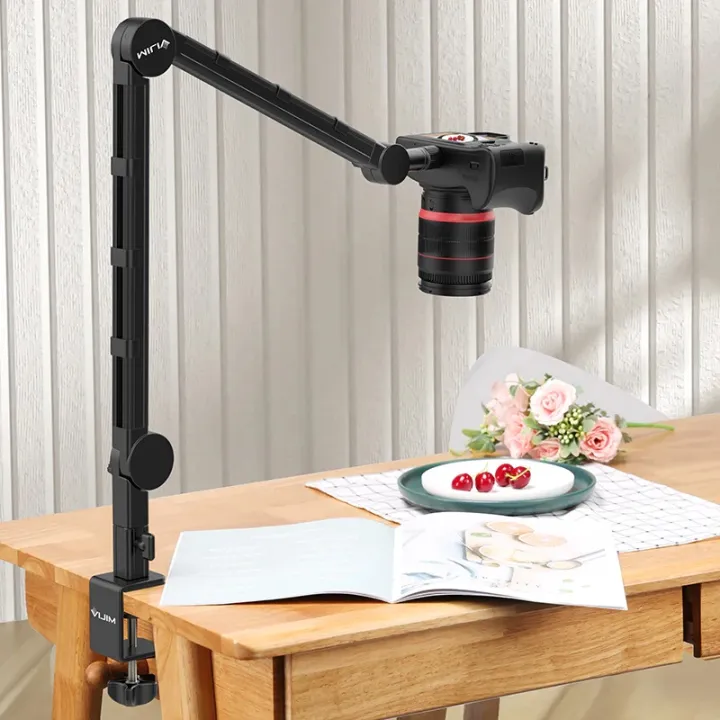 VIJIM%20LS25%20Camera%20Desk%20Mount,%20Flexible%20Overhead%20Webcam%20Stand%20with%20Boom%20Arm%20-%20Image%202