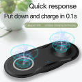 25W 2 in 1 Wireless Charger Pad For Samsung S23 S22 Ultra Galaxy Watch 6 5 Pro 4 3 Active Buds Dual Fast Charging Dock Station. 