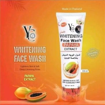 YC PAPAYA EXTRACT WHITENING FACE WASH 100ML