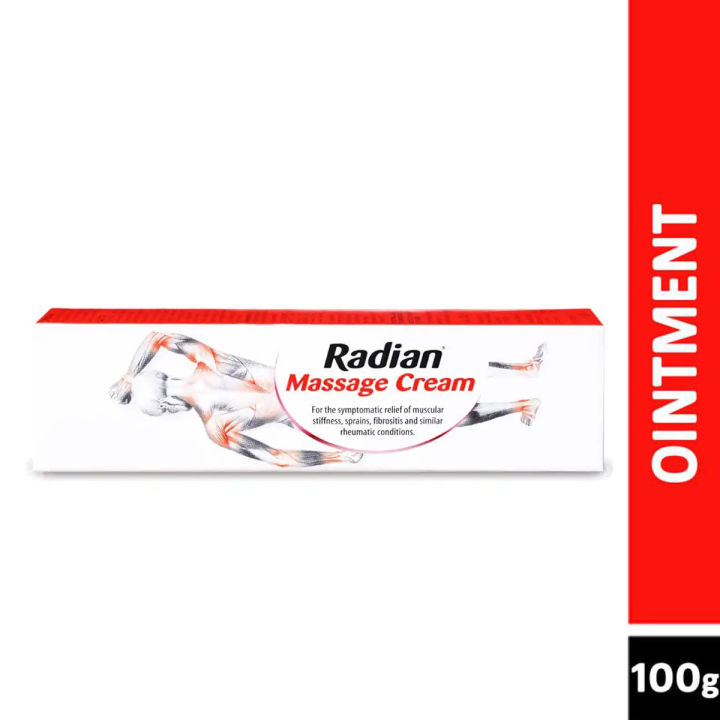 Radian Massage Cream for Joint & Muscle Pain - 100g