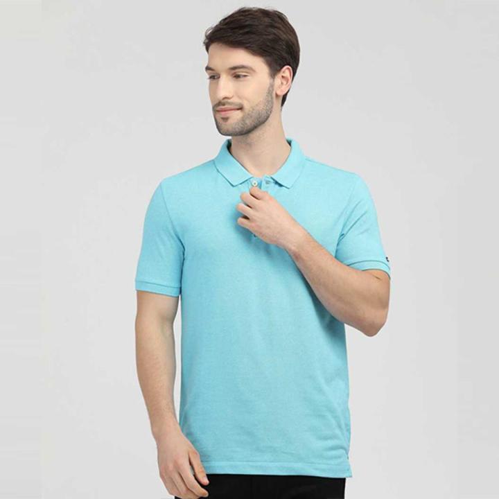 Cotton Polo T-Shirt for Men Sky Blue Polo T Shirt