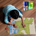 Educational Bangladesh Map Puzzle – Learning Toy for Kids, Students & Schools [Hearts My Country Puzzle]. 