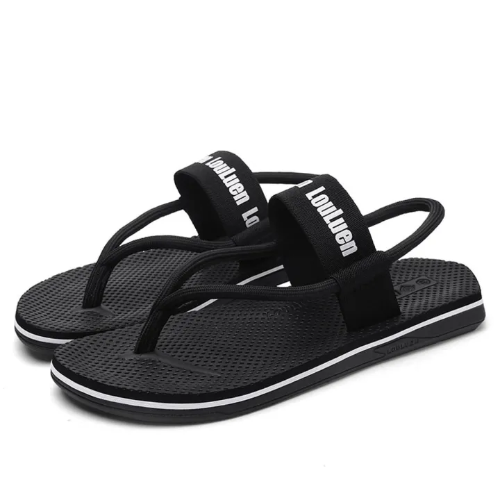 WOTTE Sandals Men Sandalias Hombre Gladiator Sandals for Male Summer Roman Beach Shoes Flip Flops Slip Flats Slippers Slides